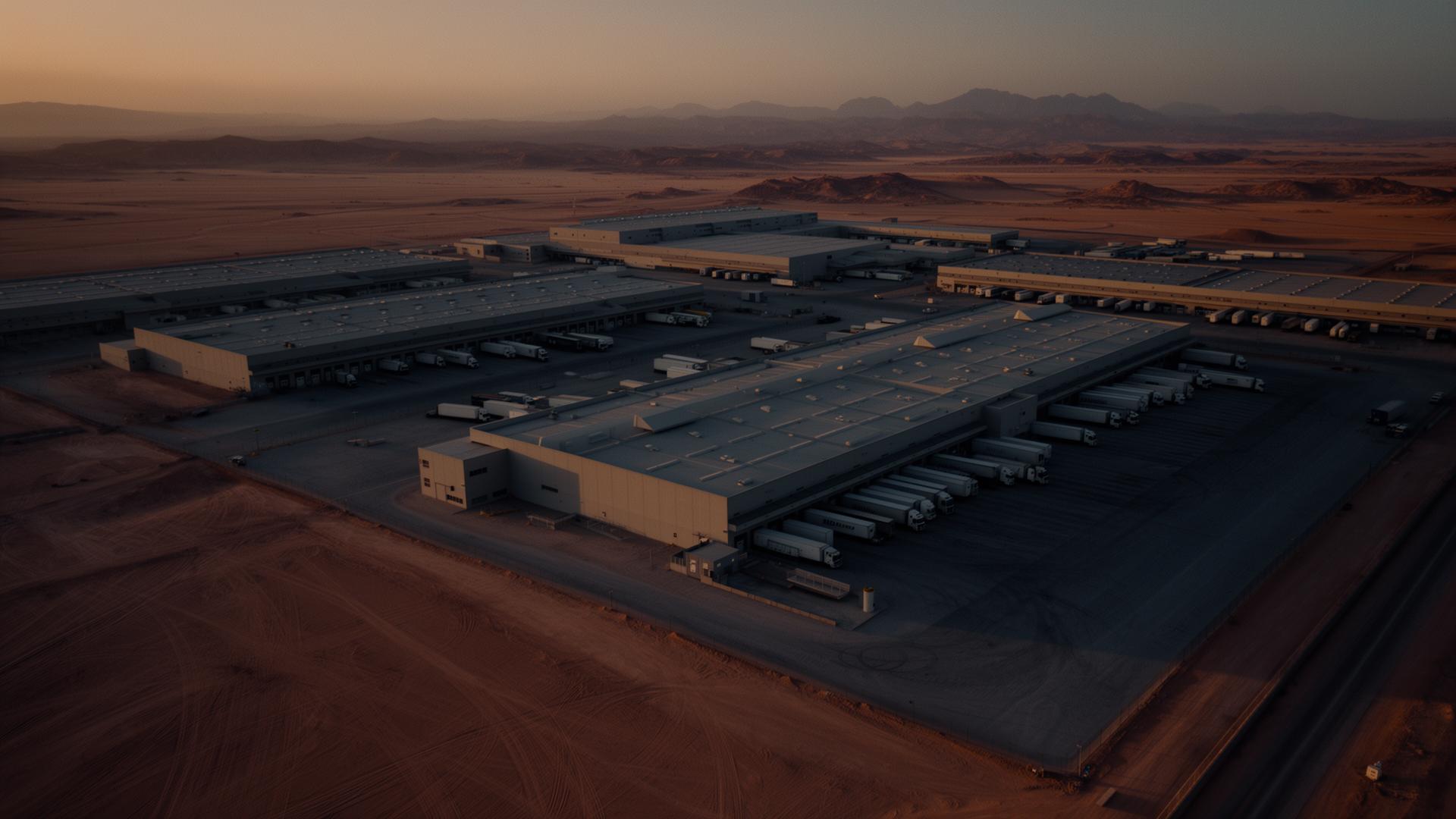 Aerial distribution complex